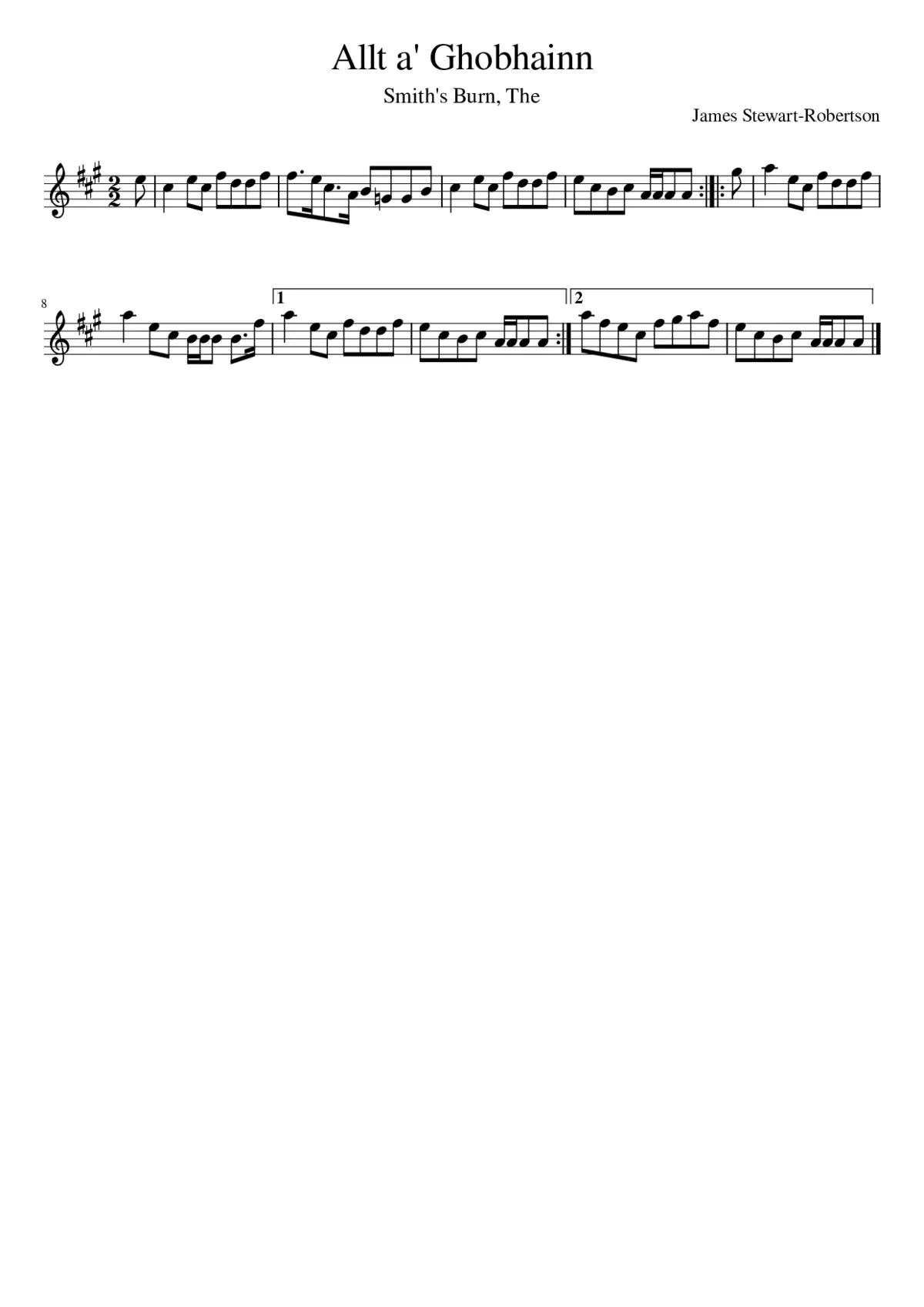 Allt a' Ghobhainn - Page 1