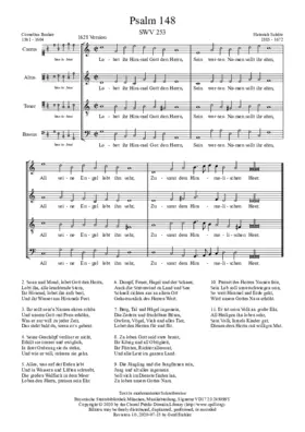 Lobet, ihr Himmel, Gott den Herrn, SWV 253