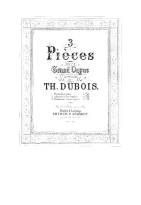 3 Pièces pour grand orgue