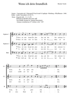 Wenn ich dein freundlich g'berden