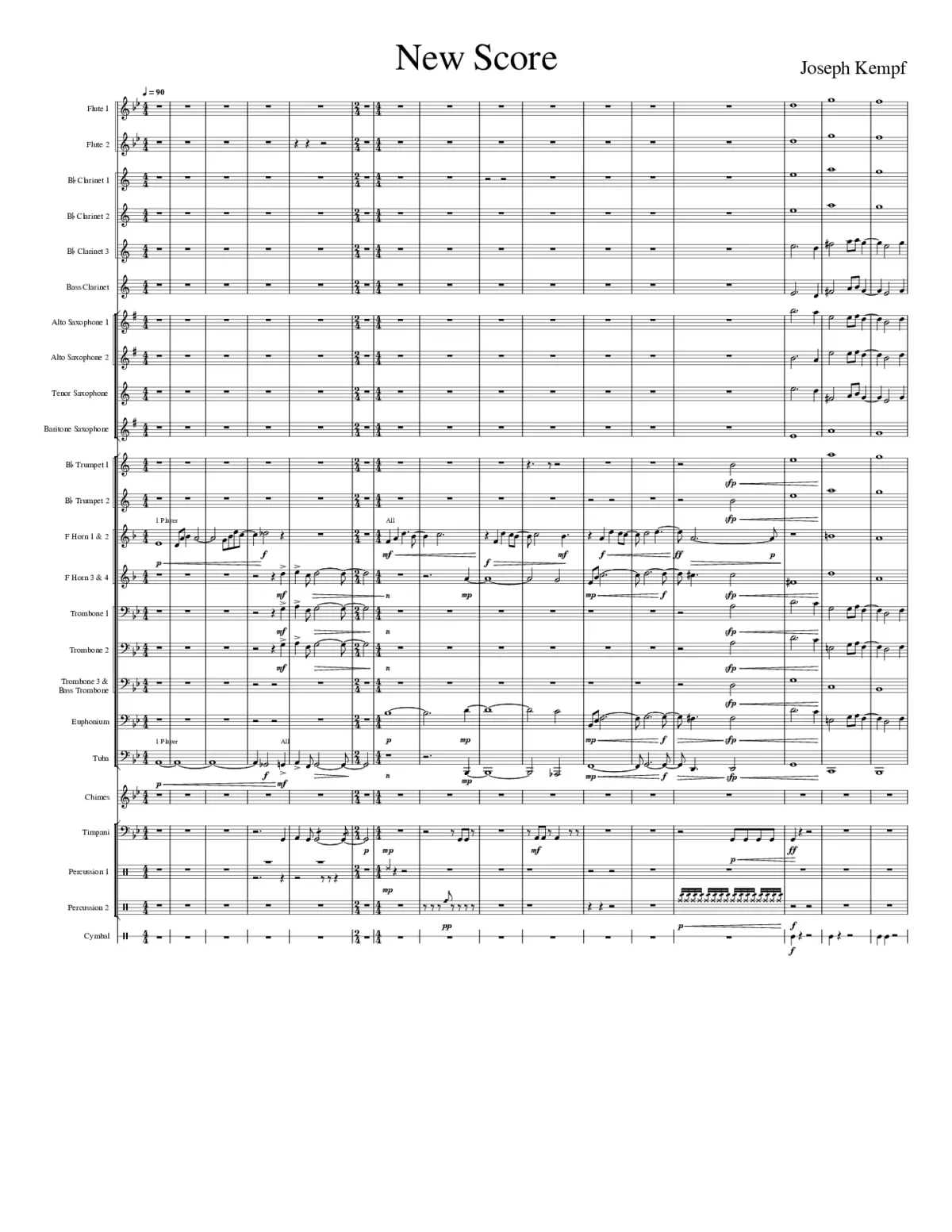 New Score - Page 1