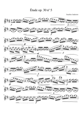 24 Etudes for Flute Op.30