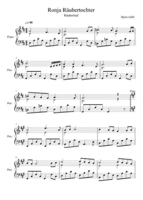 Rövarsången - Ronja Rövardotter