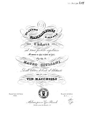 4 Variazioni e Finale