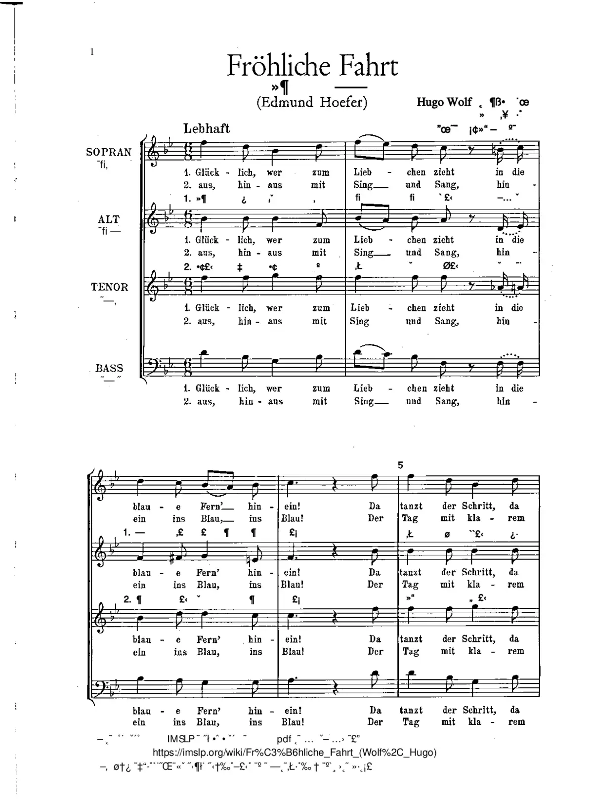 Fröhliche Fahrt - Page 1