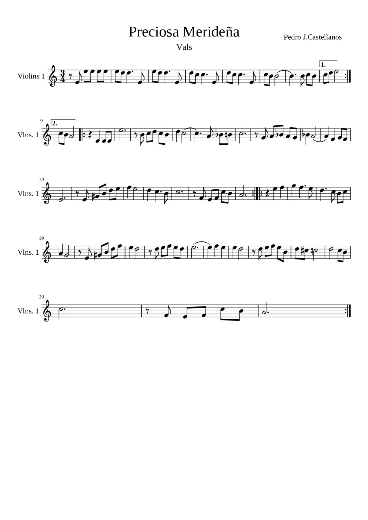 Preciosa Merideña - Page 1