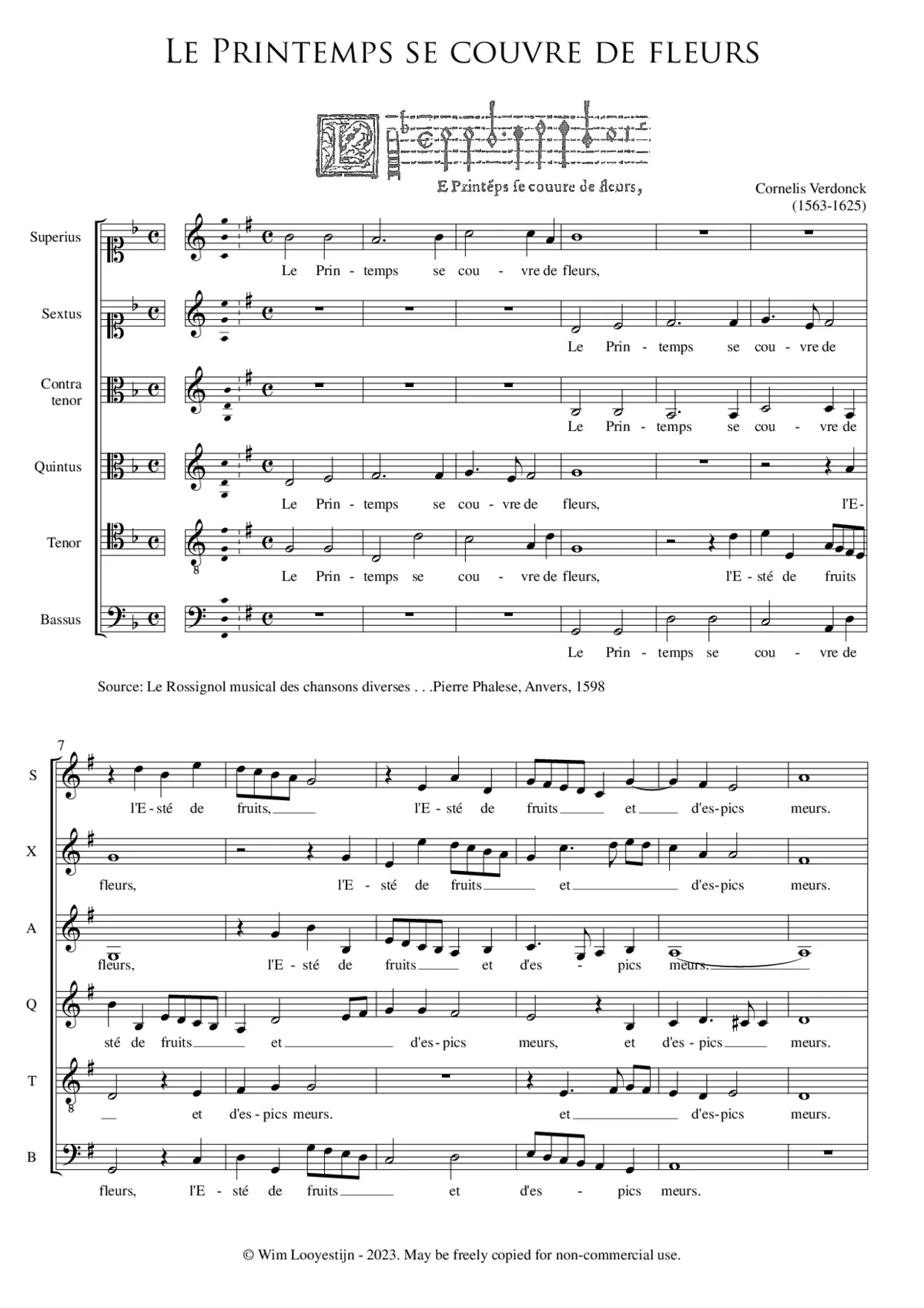 Le printemps se couvre - Page 1