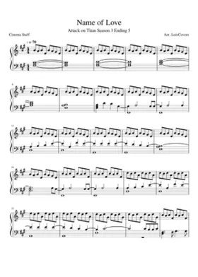 attack on titan - name of love