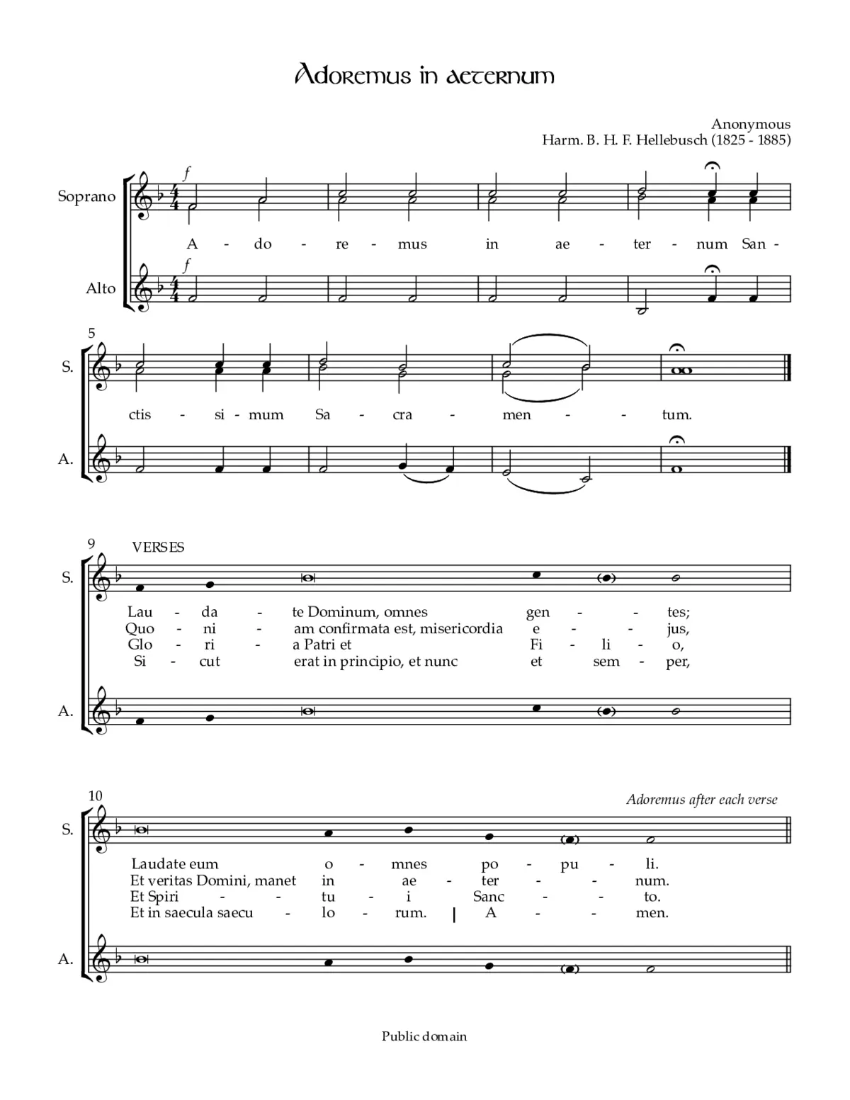 Adoremus in aeternum - Page 1
