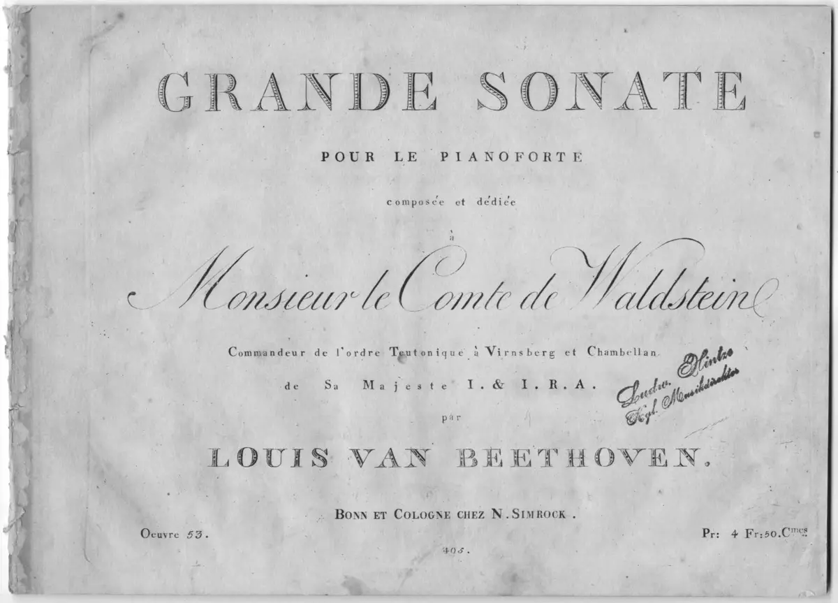 Piano Sonata No.21 - Page 1