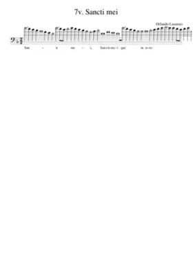 7v. Sancti mei