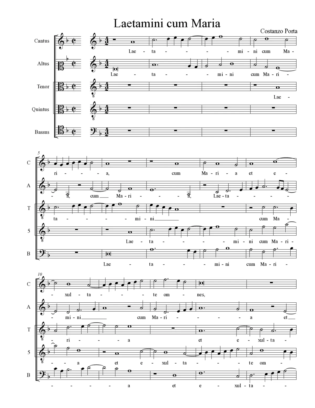 Laetamini cum Maria - Page 1