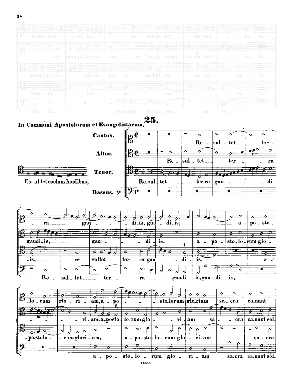 Exultet coelum laudibus - Page 1