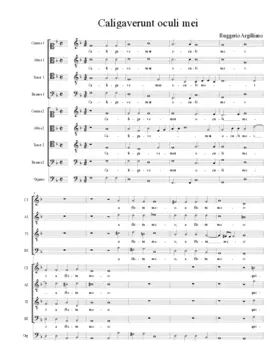 Caligaverunt oculi mei