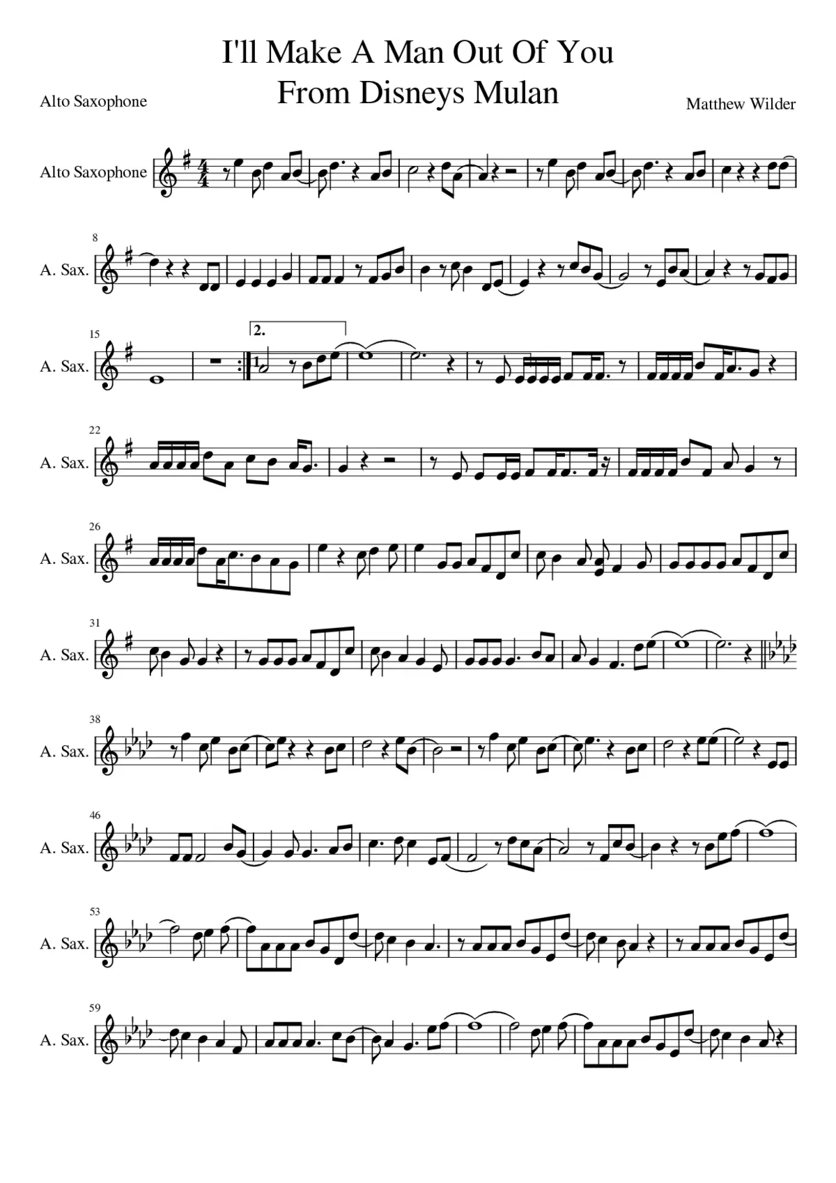 I'll Make A Man Out Of You - Page 1