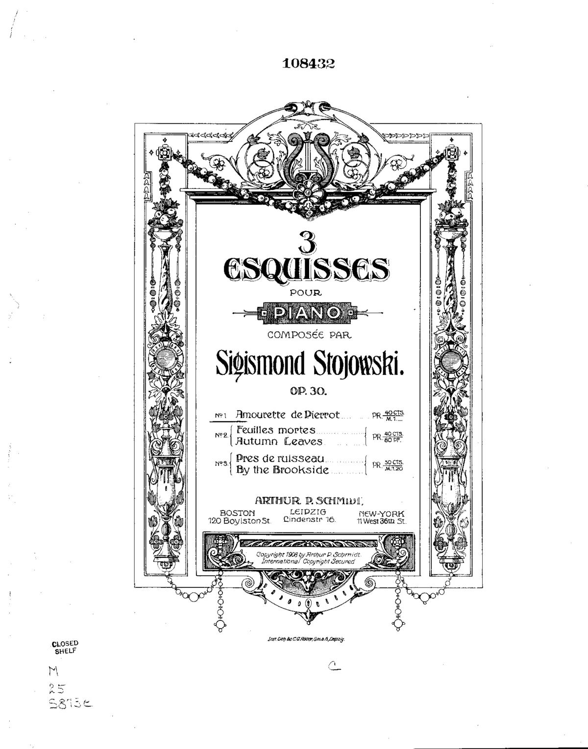Trois Esquisses - Page 1