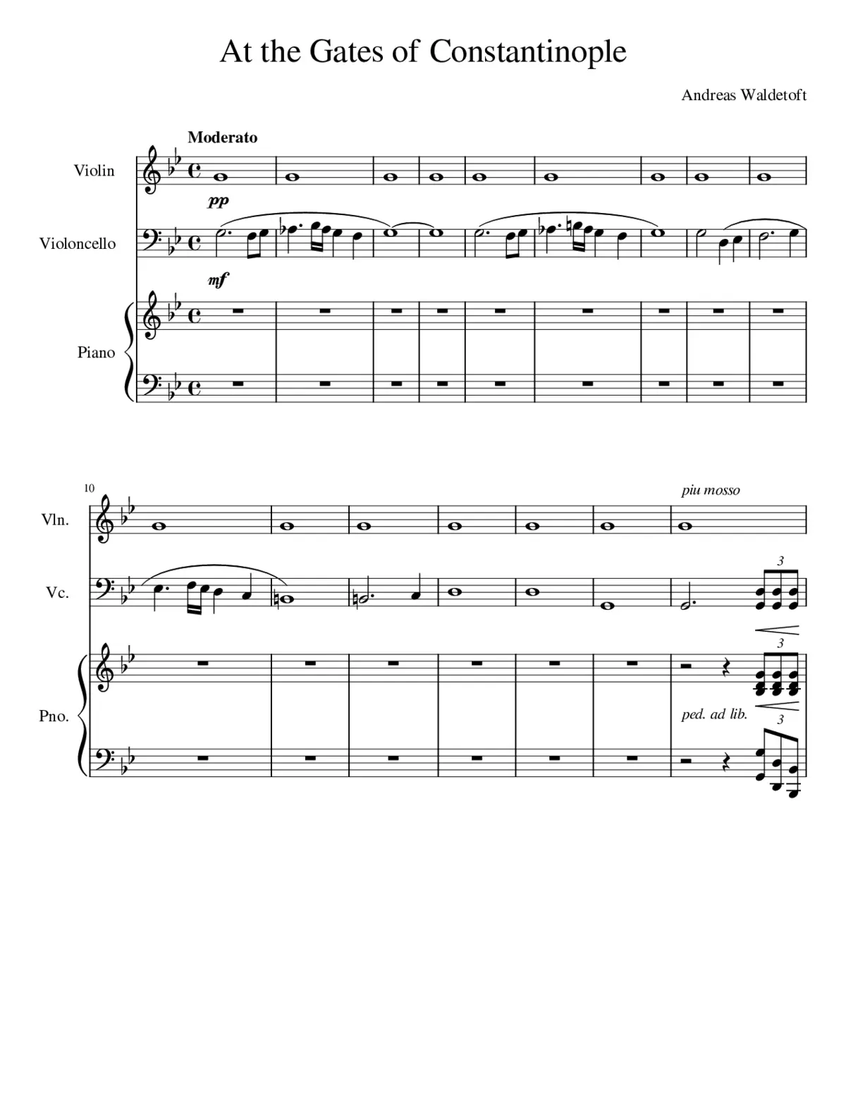 At the Gates of Constantinople - Page 1