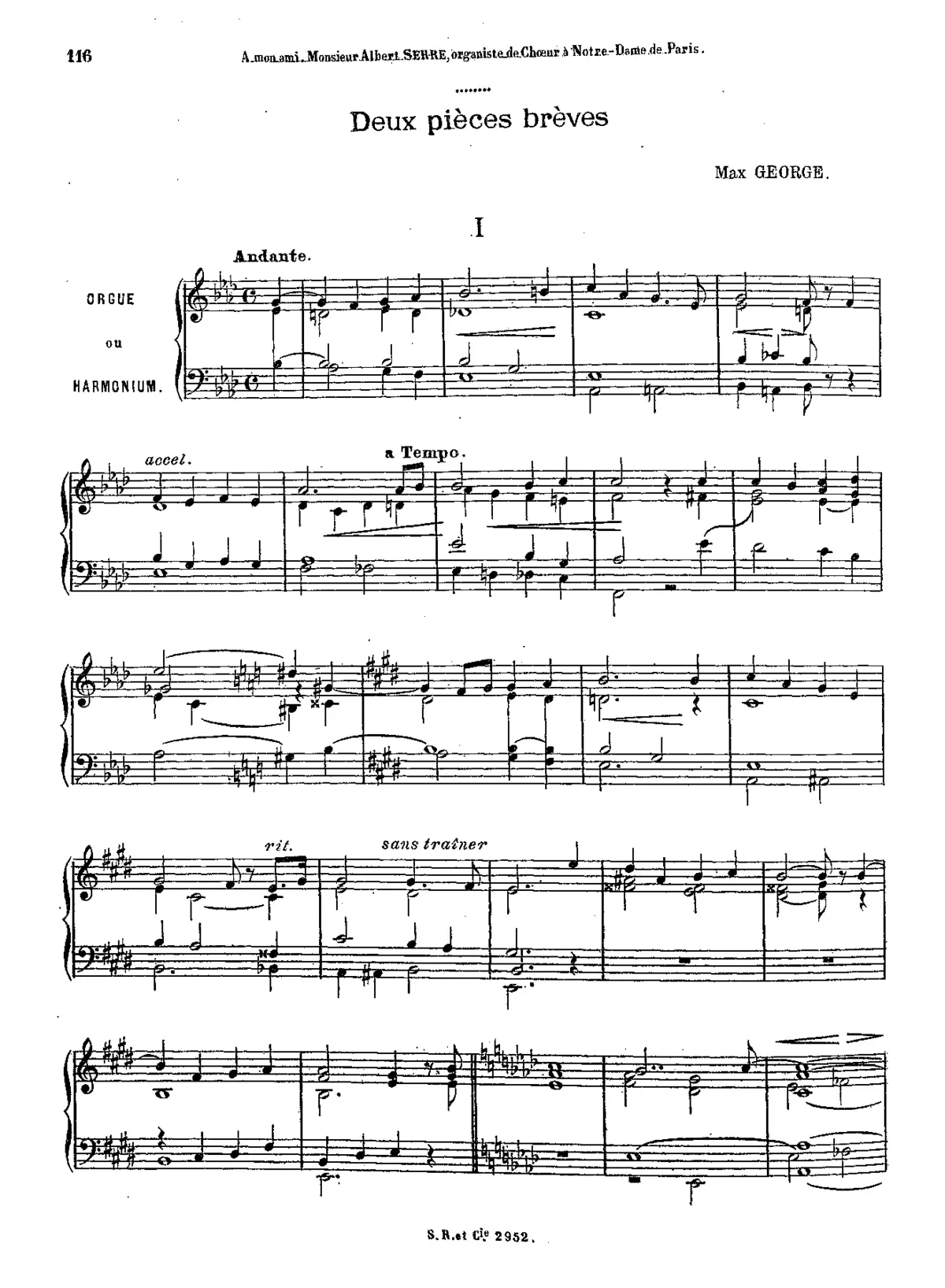 2 Pièces brèves - Page 1
