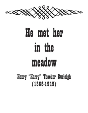 He met her in the meadow