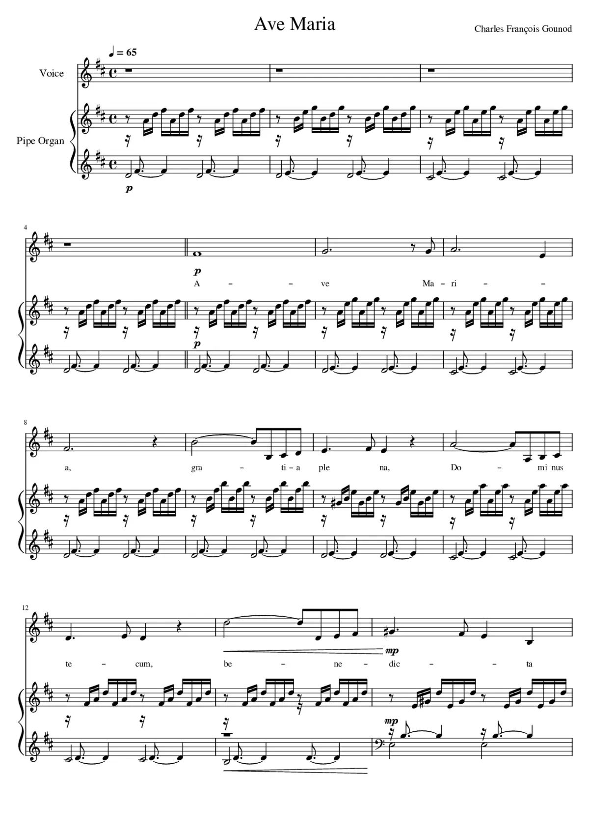 Ave Maria - Page 1