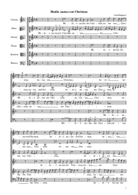 Hodie natus est Christus