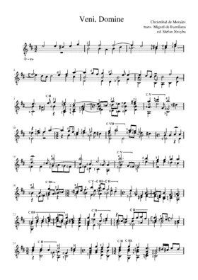 Motete Veni, Domine (Cristóbal de Morales)