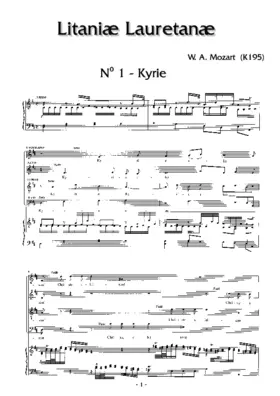 Litaniae Lauretanae, KV 195