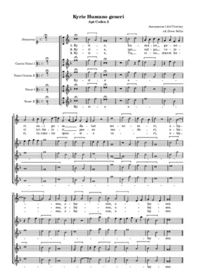 Kyrie Humano generi, Apt 2