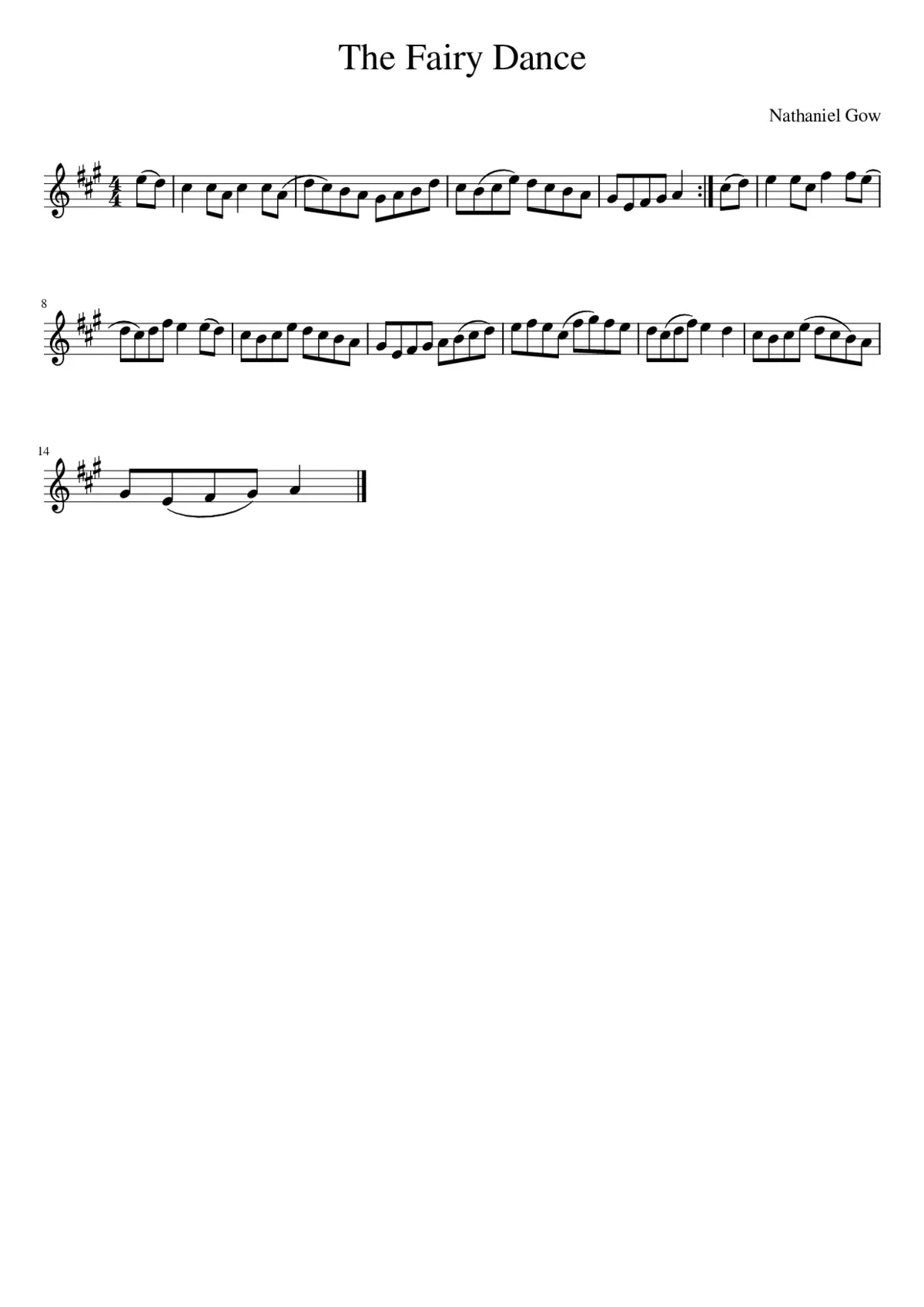 The fairy dance - Page 1