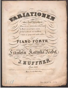 Variations for Piano