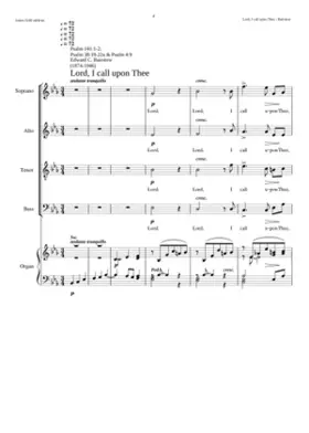 Lord I call upon Thee