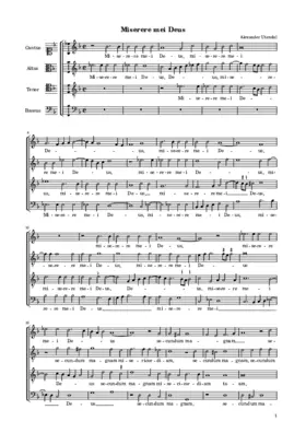 Miserere mei Deus a 4