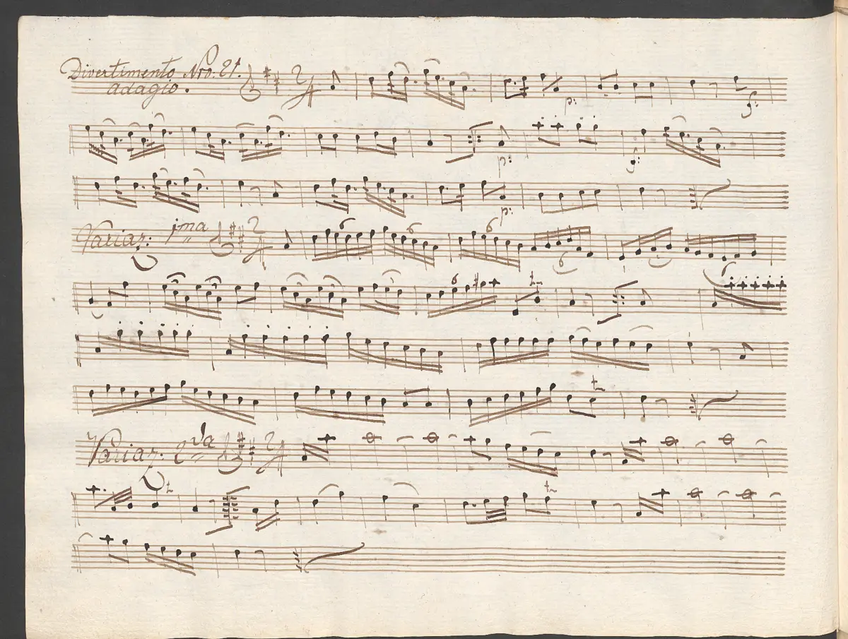 Baryton Trio in D major - Page 1