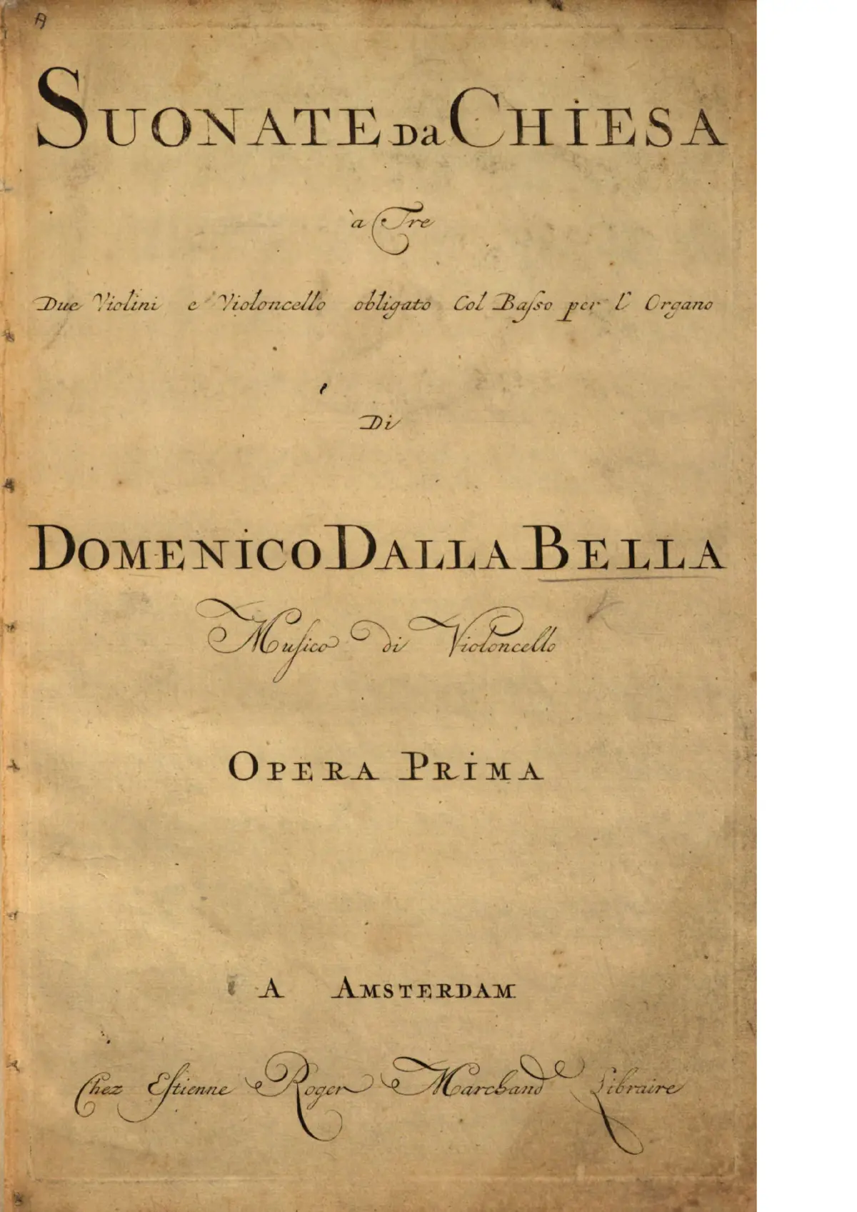 12 Sonate da chiesa - Page 1