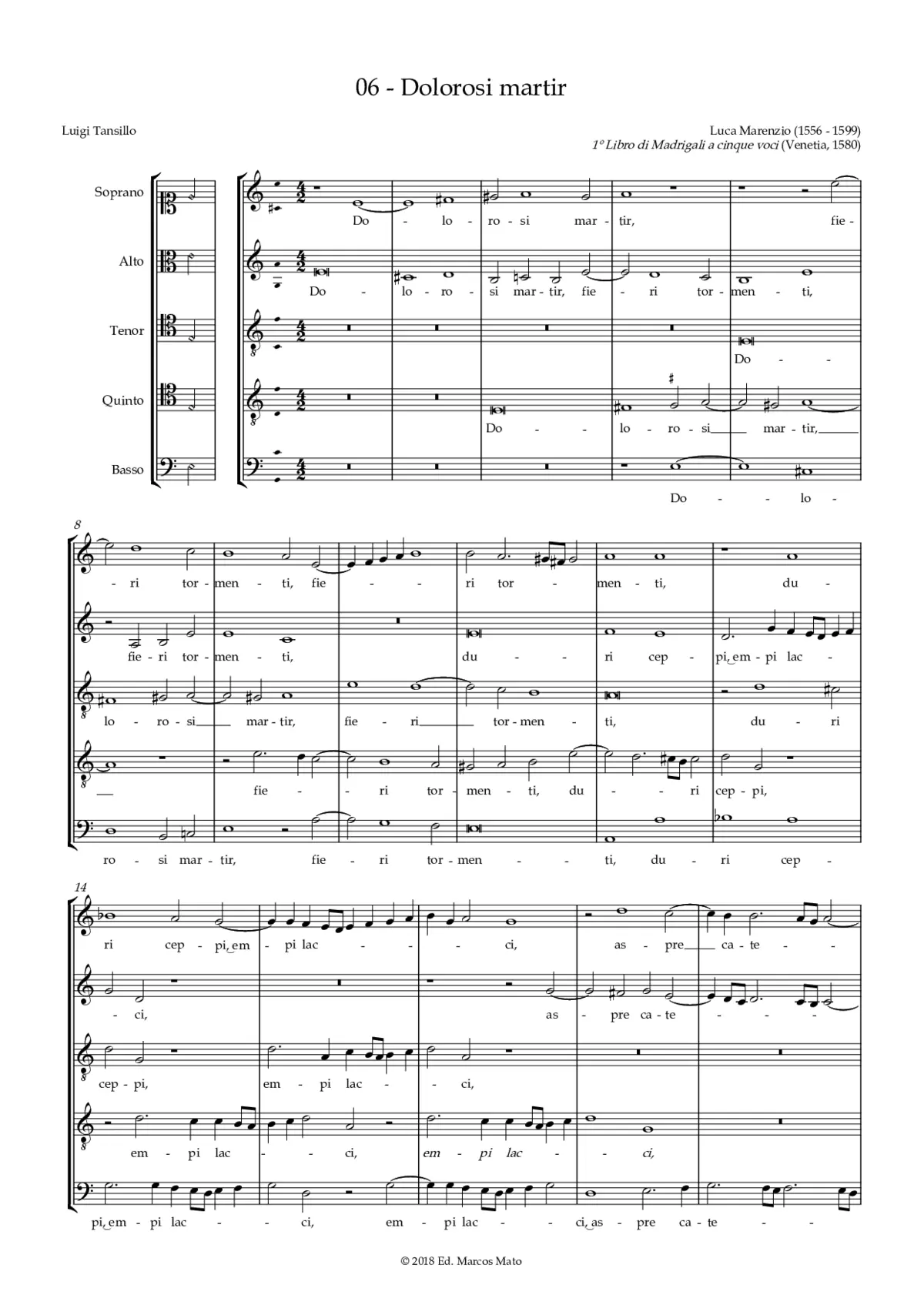 Dolorosi martir - Page 1