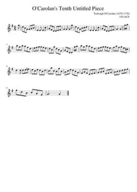 O'Carolan's Tenth Untitled Piece