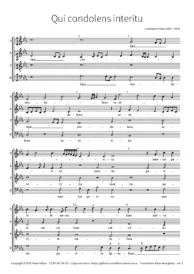 Qui condolens interitu