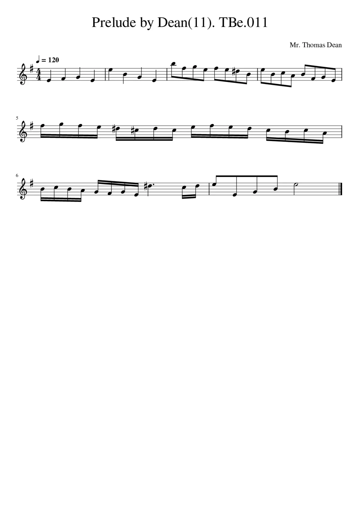 Prelude by Dean(11). TBe.011 - Page 1