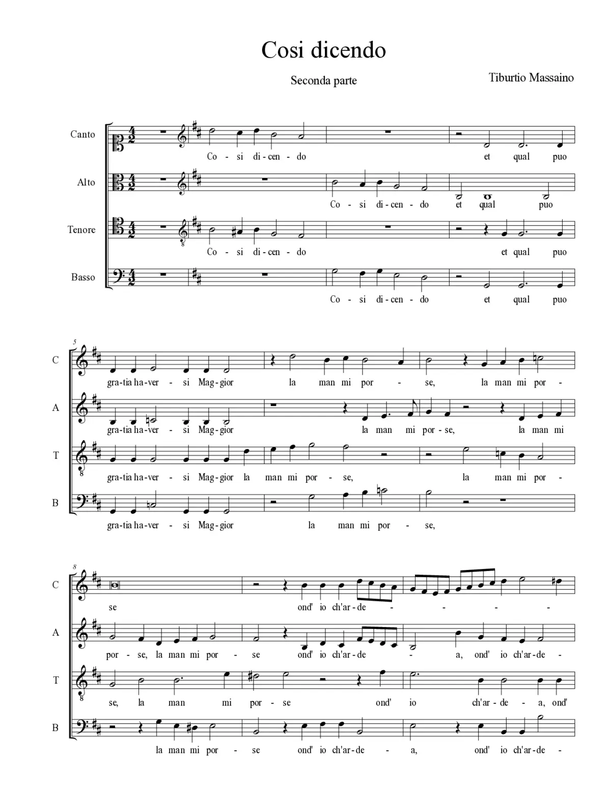 Cosi dicendo - Page 1