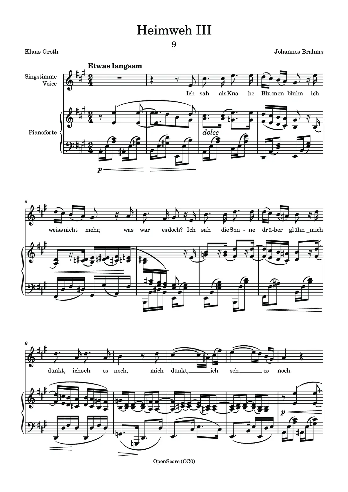 Heimweh III - Page 1