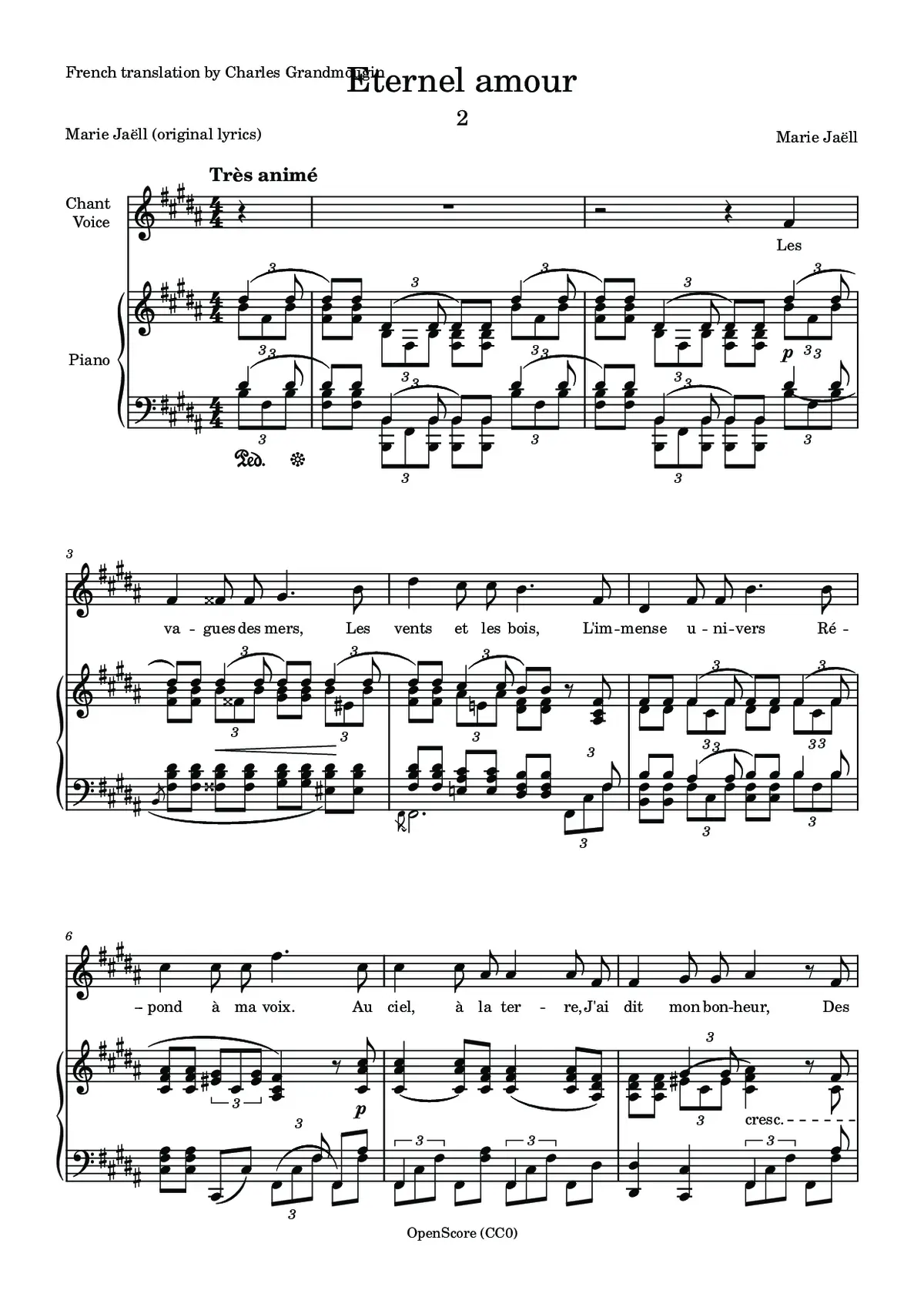 Éternel amour - Page 1