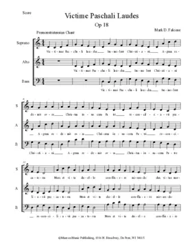 Victimae paschali laudes, Op. 18