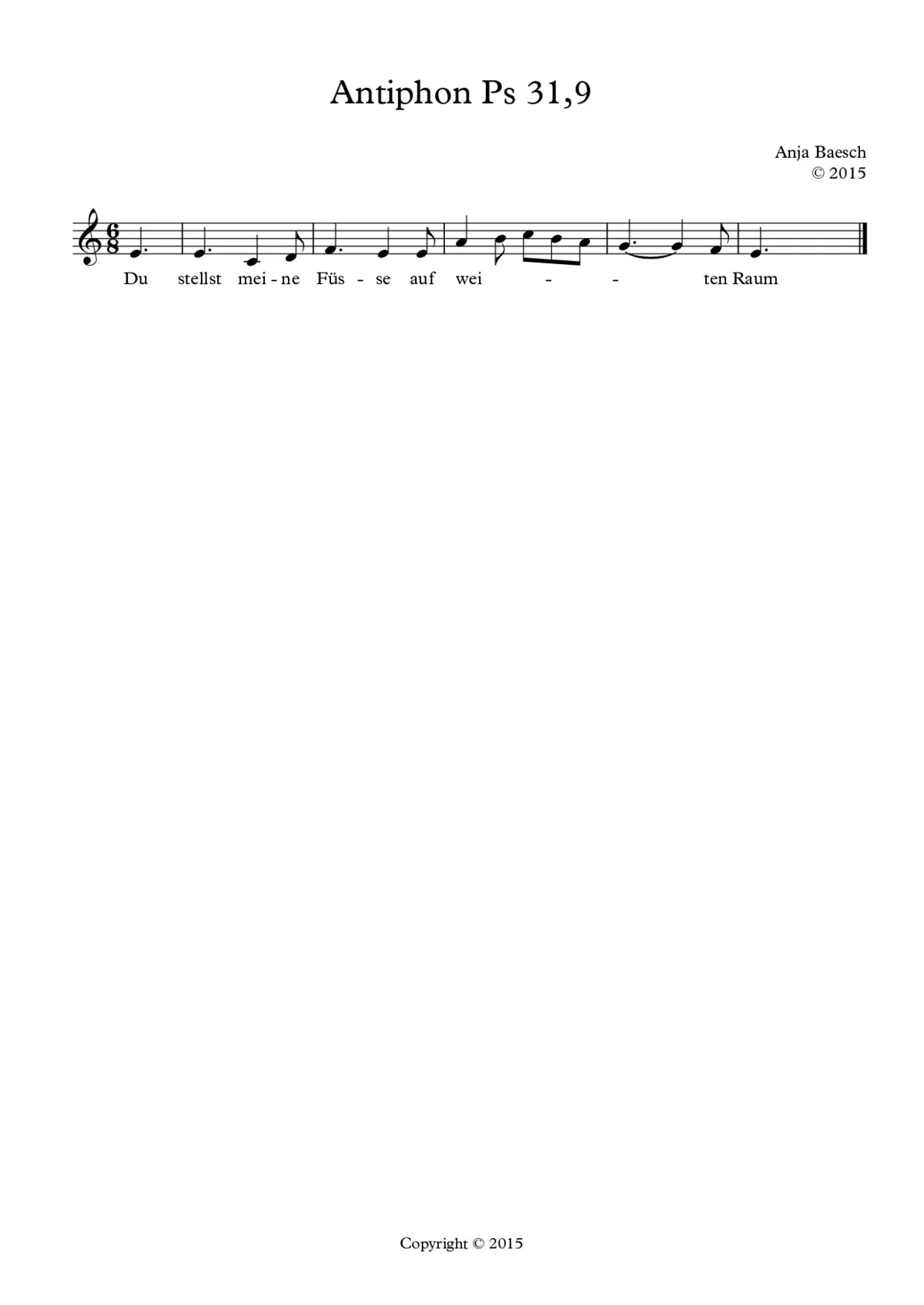 Antiphon Ps 31,9 - Page 1