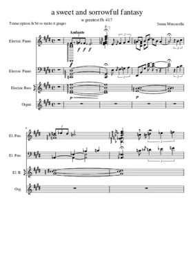 a sweet and sorrowful fantasy