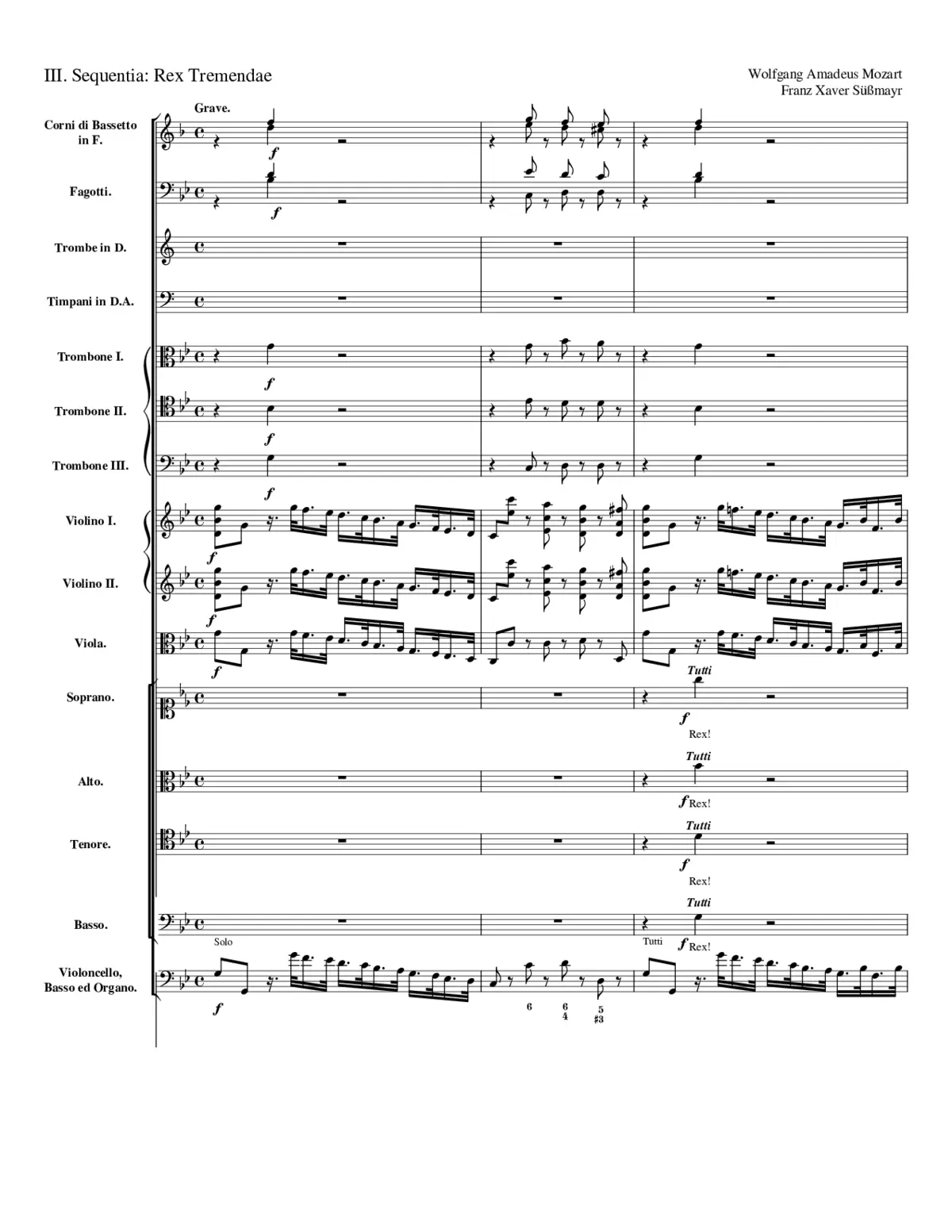 Requiem in D minor K.626 - Page 1