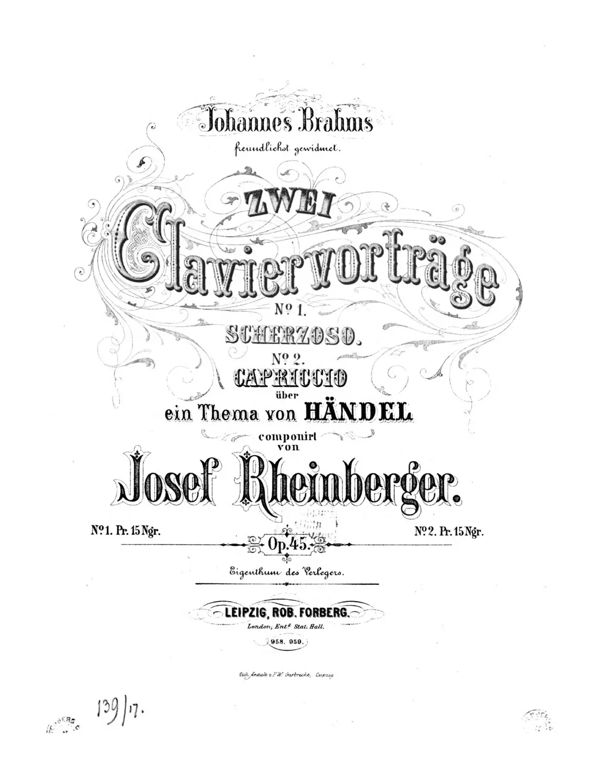 2 Klaviervorträge - Page 1