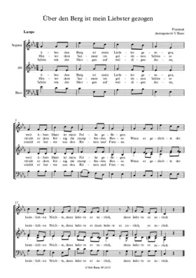 Über den Berg ist mein Liebster gezogen