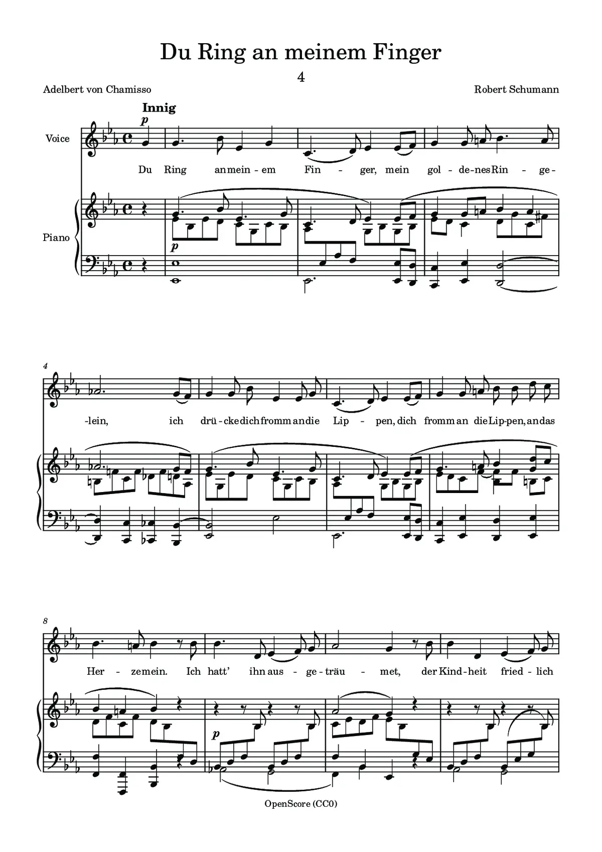 Du Ring an meinem Finger - Page 1