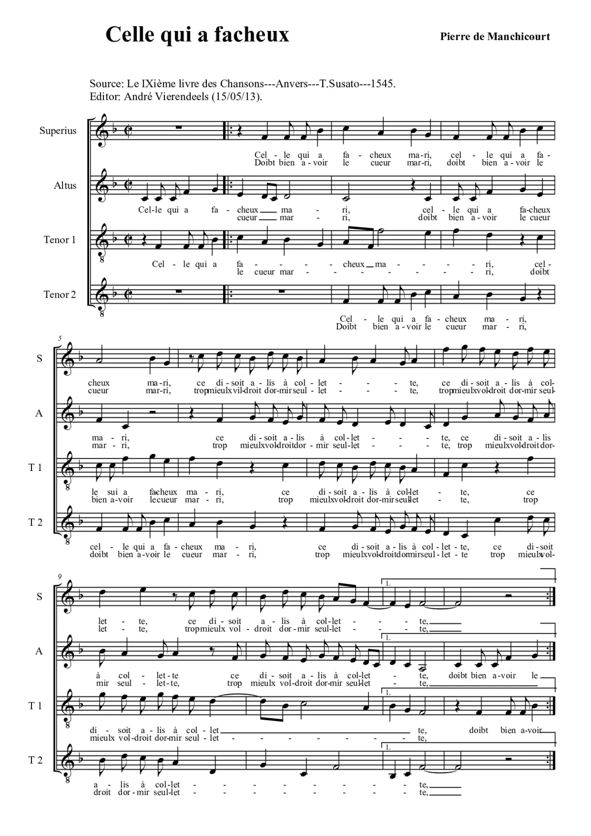 Celle qui a facheux - Page 1