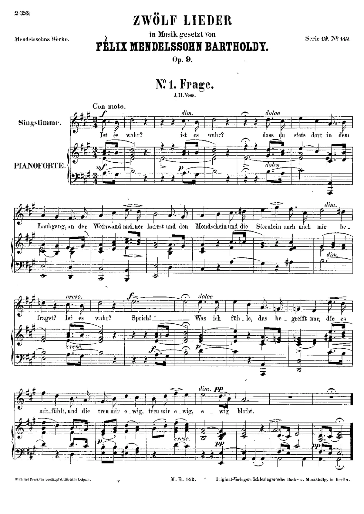 3 Lieder - Page 1
